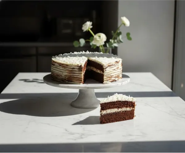 Rum and coco cake