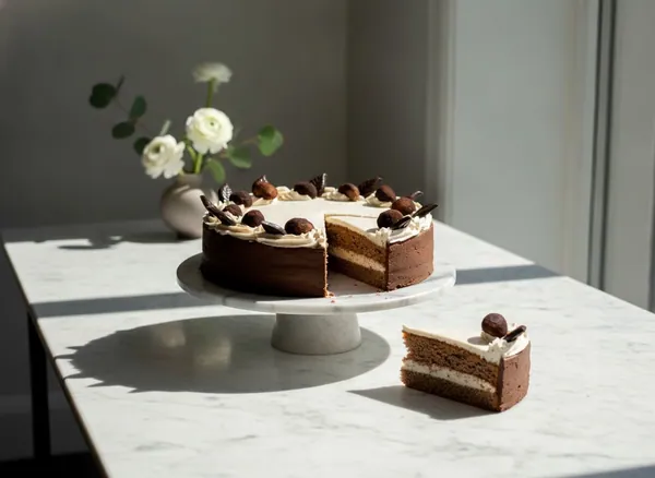 Trufle gaštanová bezlepková torta