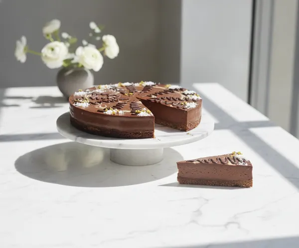 Raw čokoládová torta