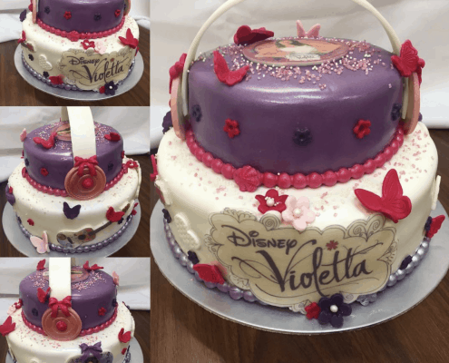 Detska torta Disney Violetta so sluchátkami